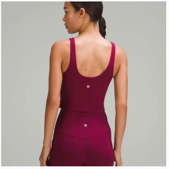 Lululemon Align™ Tank Top *Light Support, C/D Cup - Deep Luxe - Sz 10 - Picture 5 of 8